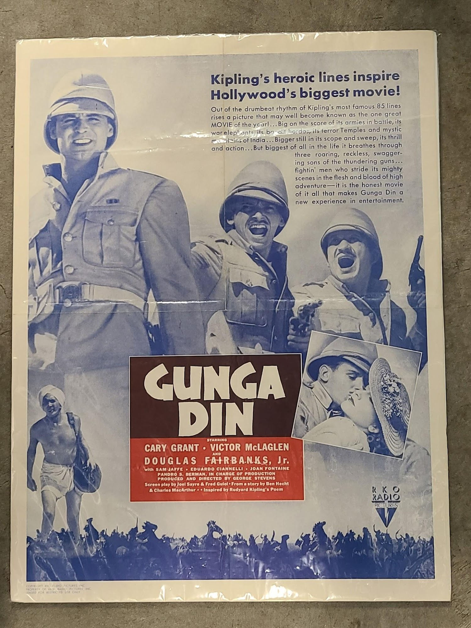 Gunga Din 1939 1 Sheets/US