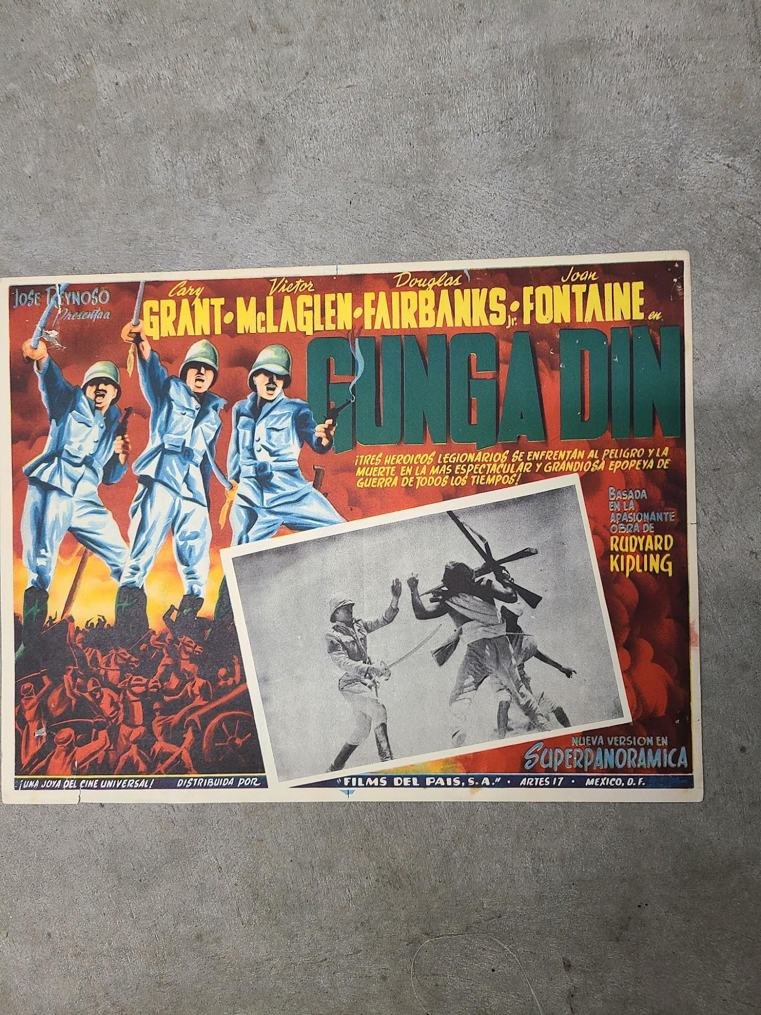 Gunga Din 1939 Mexican Lobby Cards