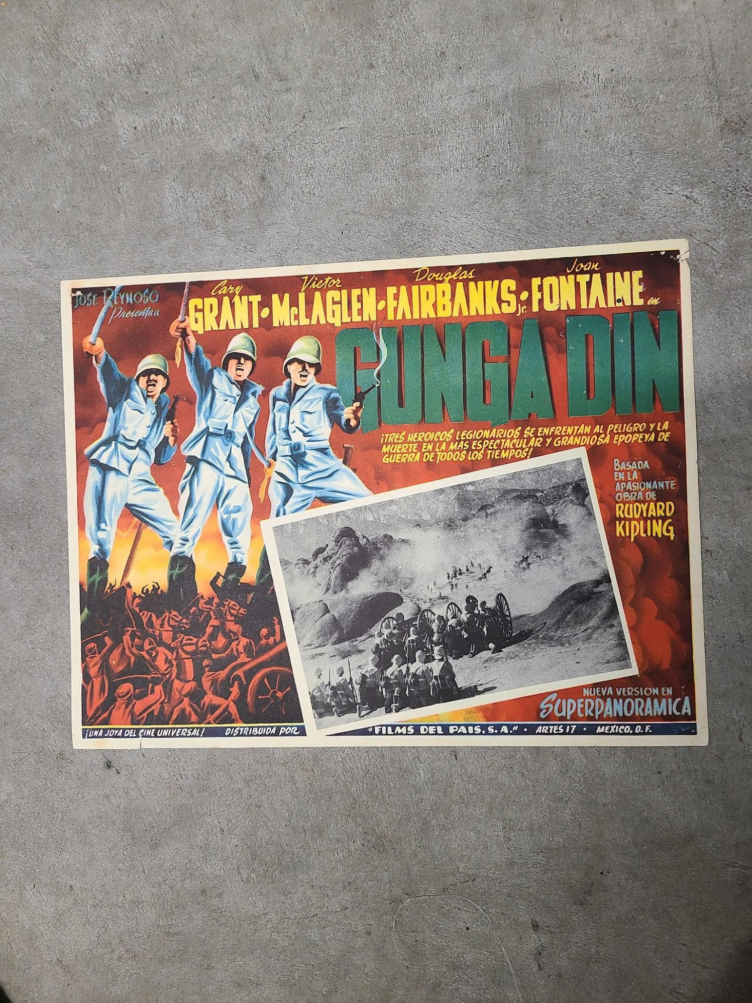 Gunga Din 1939 Mexican Lobby Cards