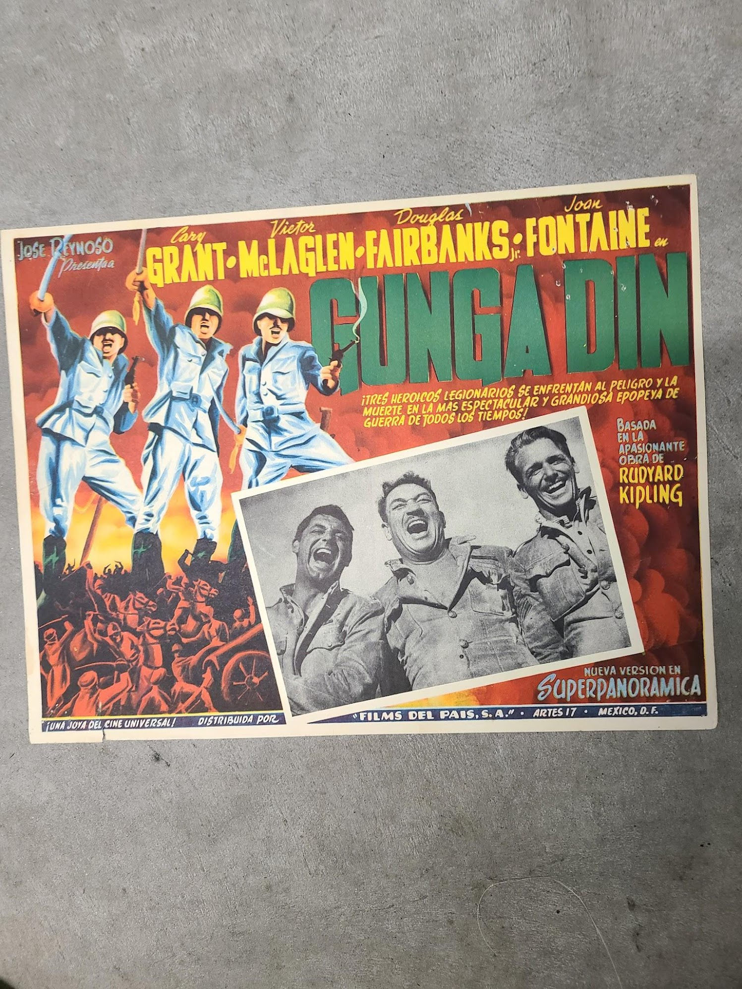 Gunga Din 1939 Mexican Lobby Cards