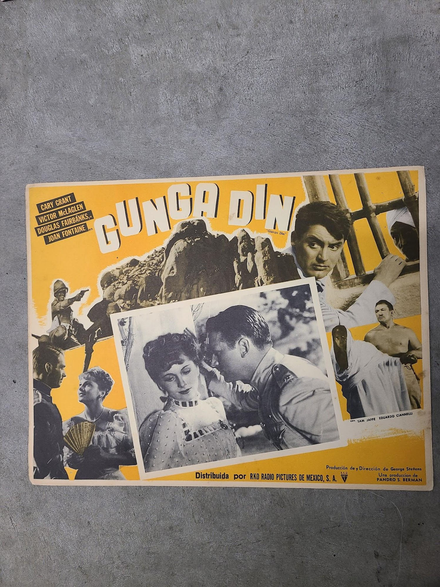 Gunga Din 1939 Mexican Lobby Cards