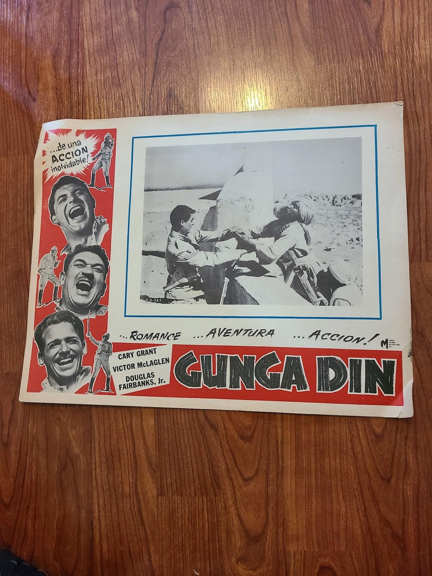 Gunga Din 1939 Mexican Lobby Cards