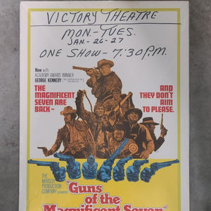 Guns Of The Magnificent Seven 1968 Window Cards