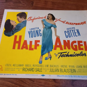 Half Angel 1951 Title Cards