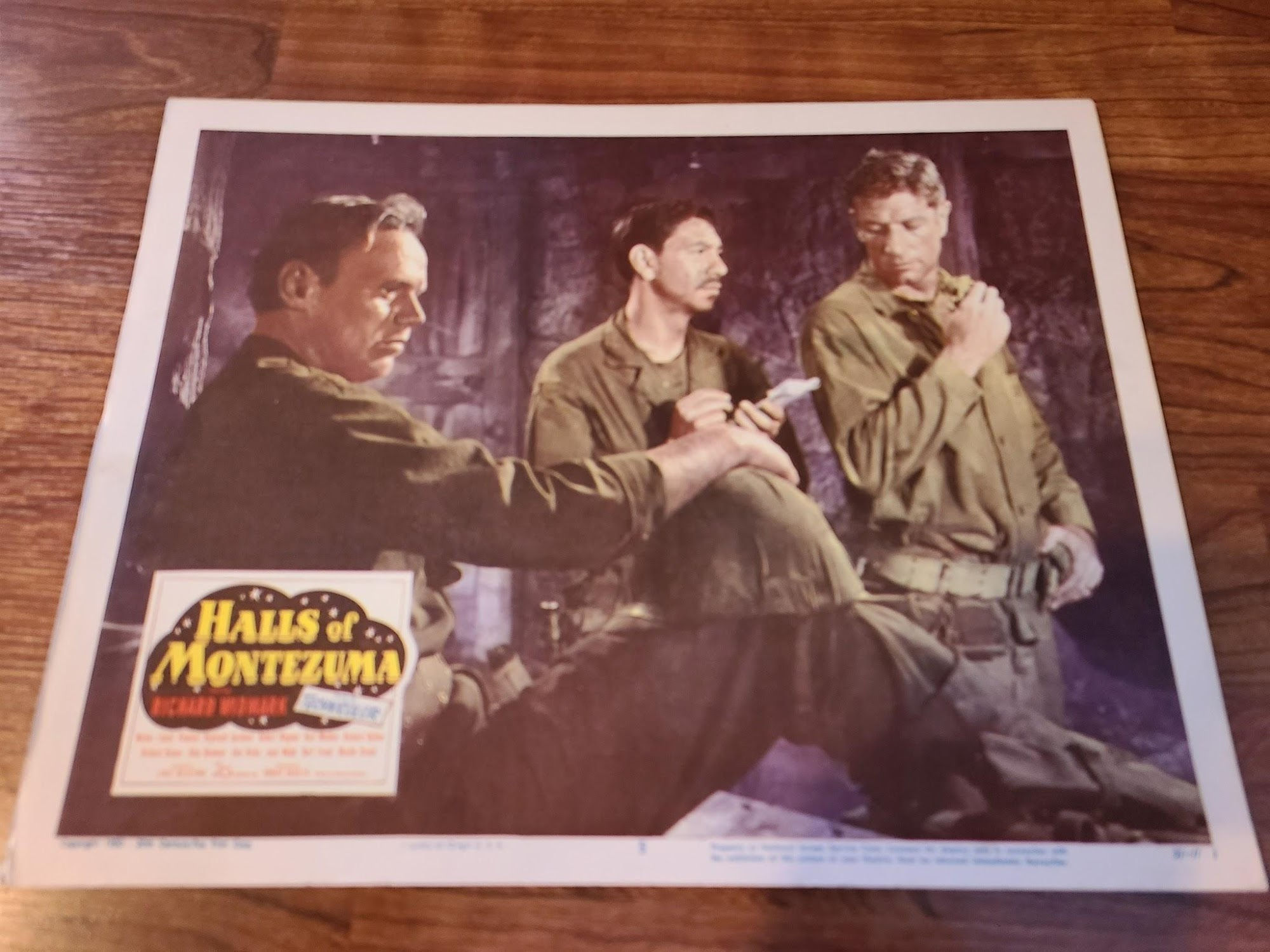 Halls Of Montezuma 1951 Military/Aviation Lobby Cards