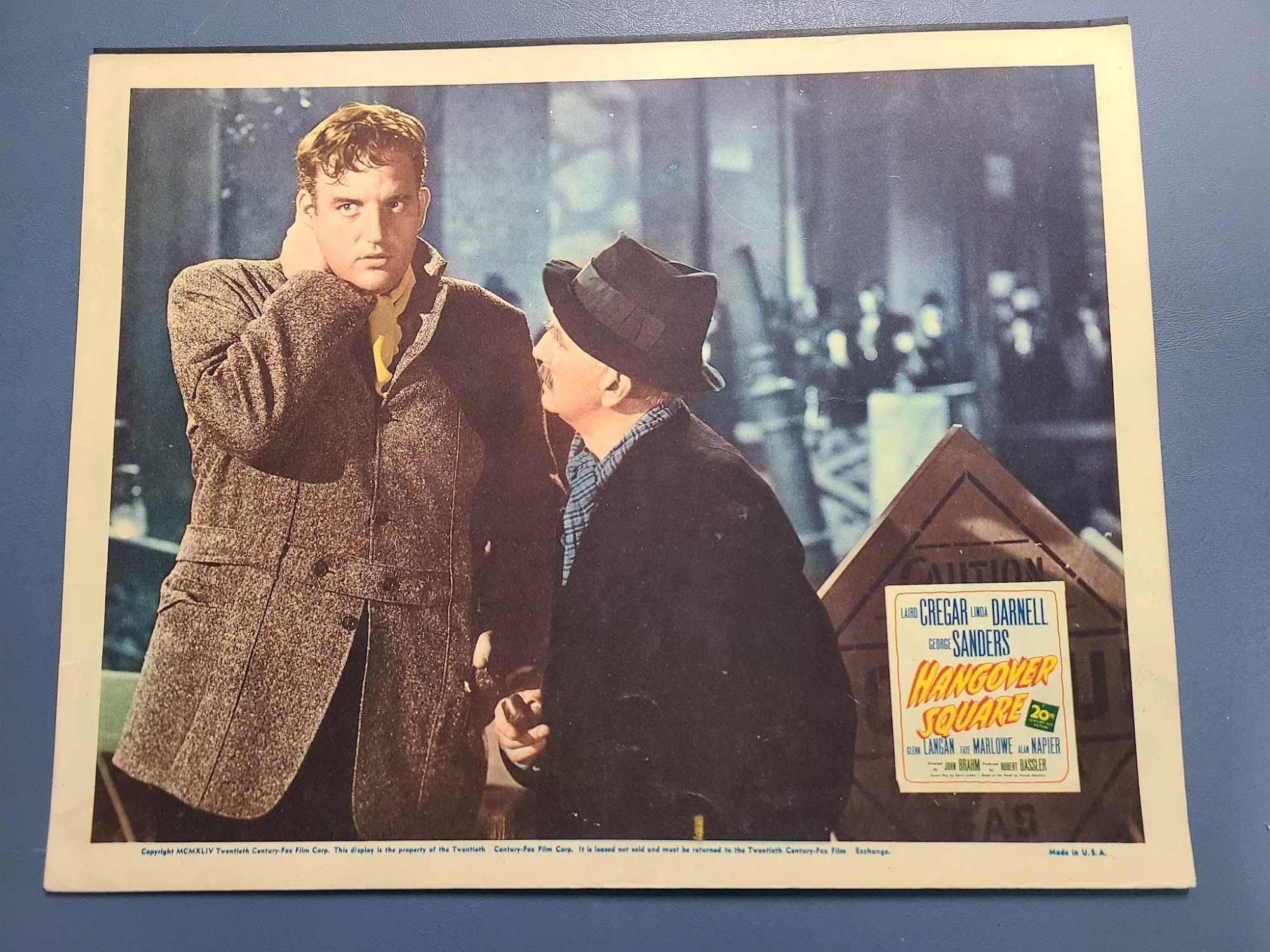 Hangover Square 1945 General Lobby Cards