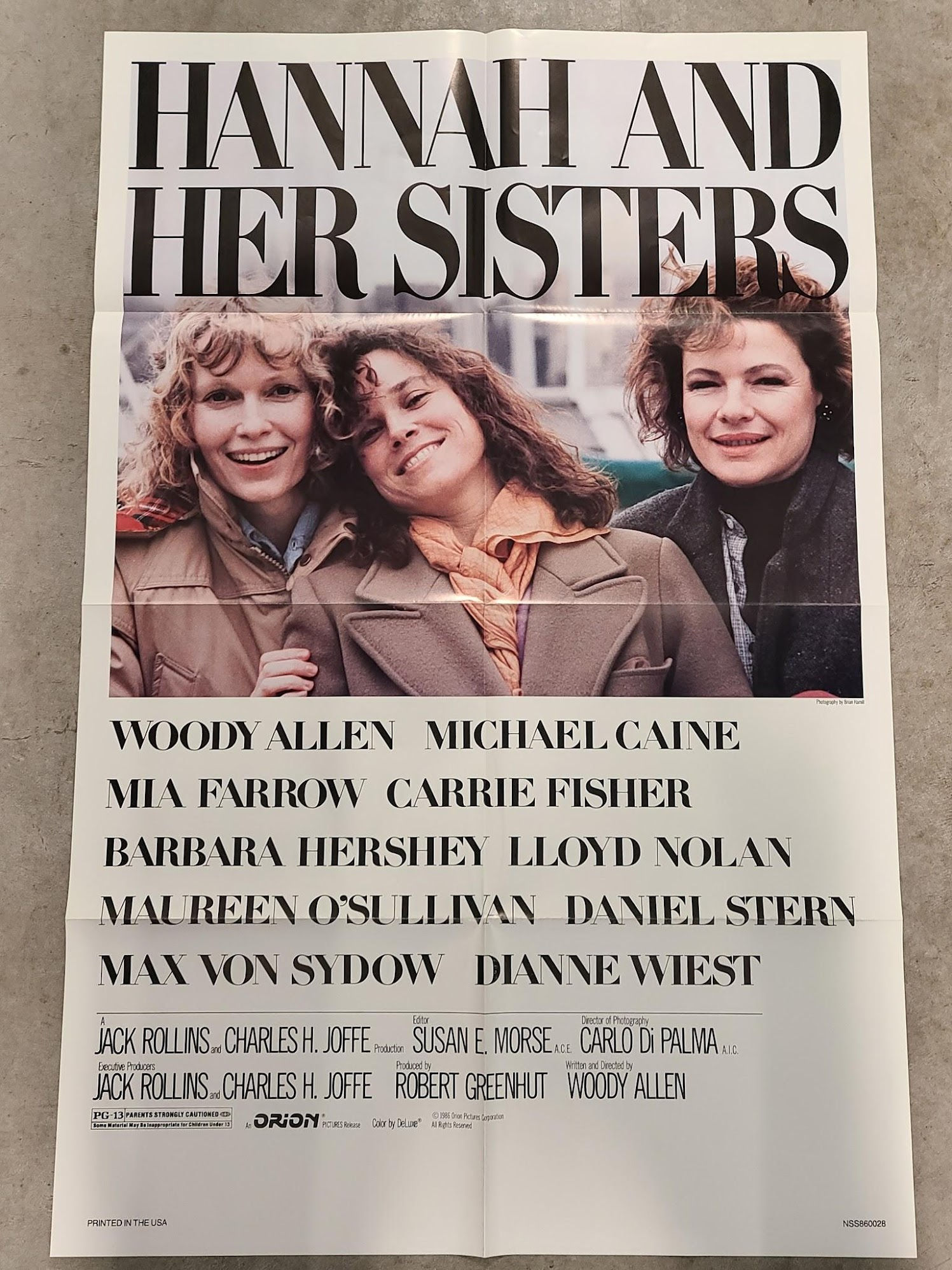 Hannah And Her Sisters 1986 1 Sheets/US