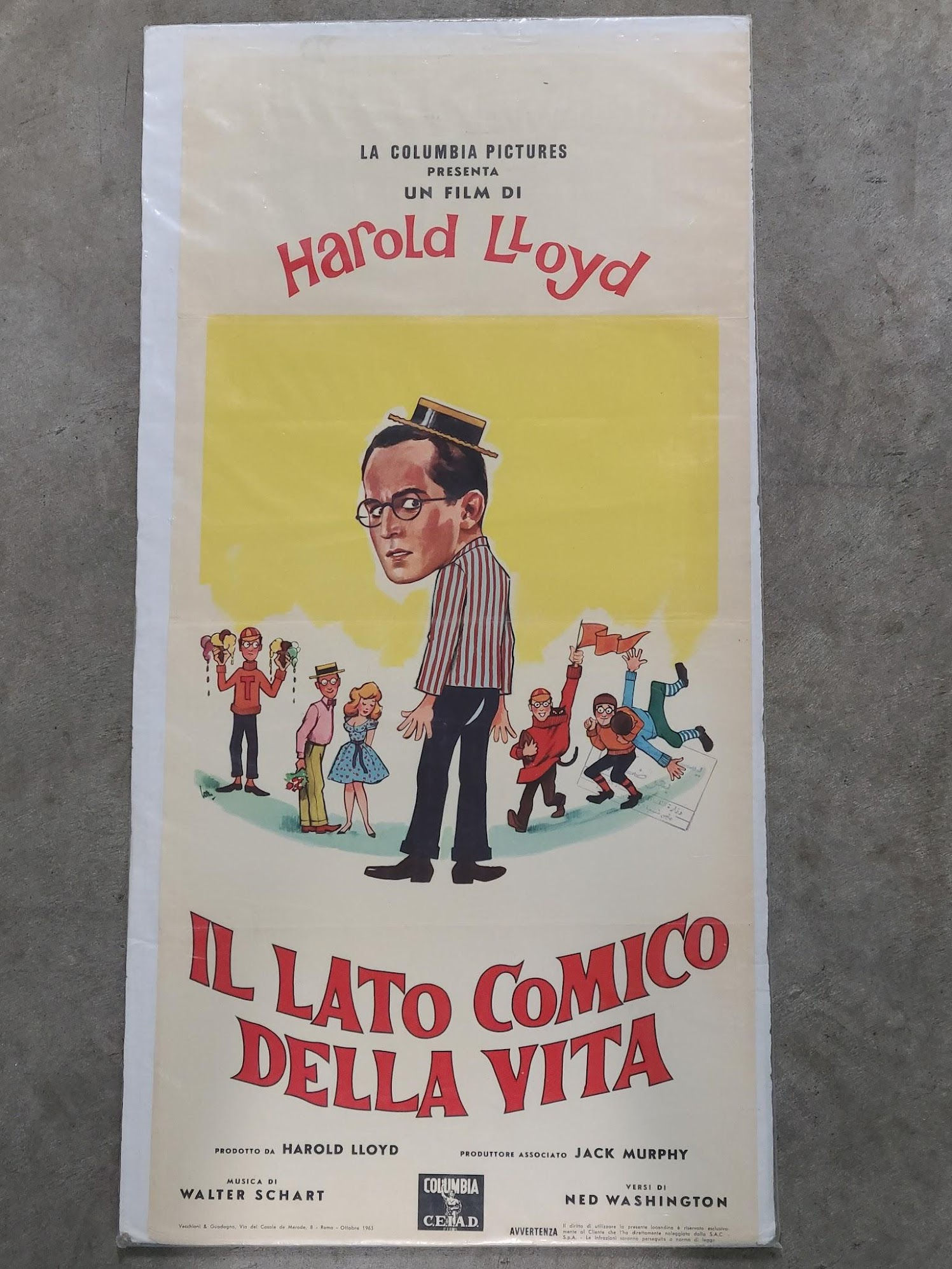Harold Lloyd's World Of Comedy 1962 Locodina