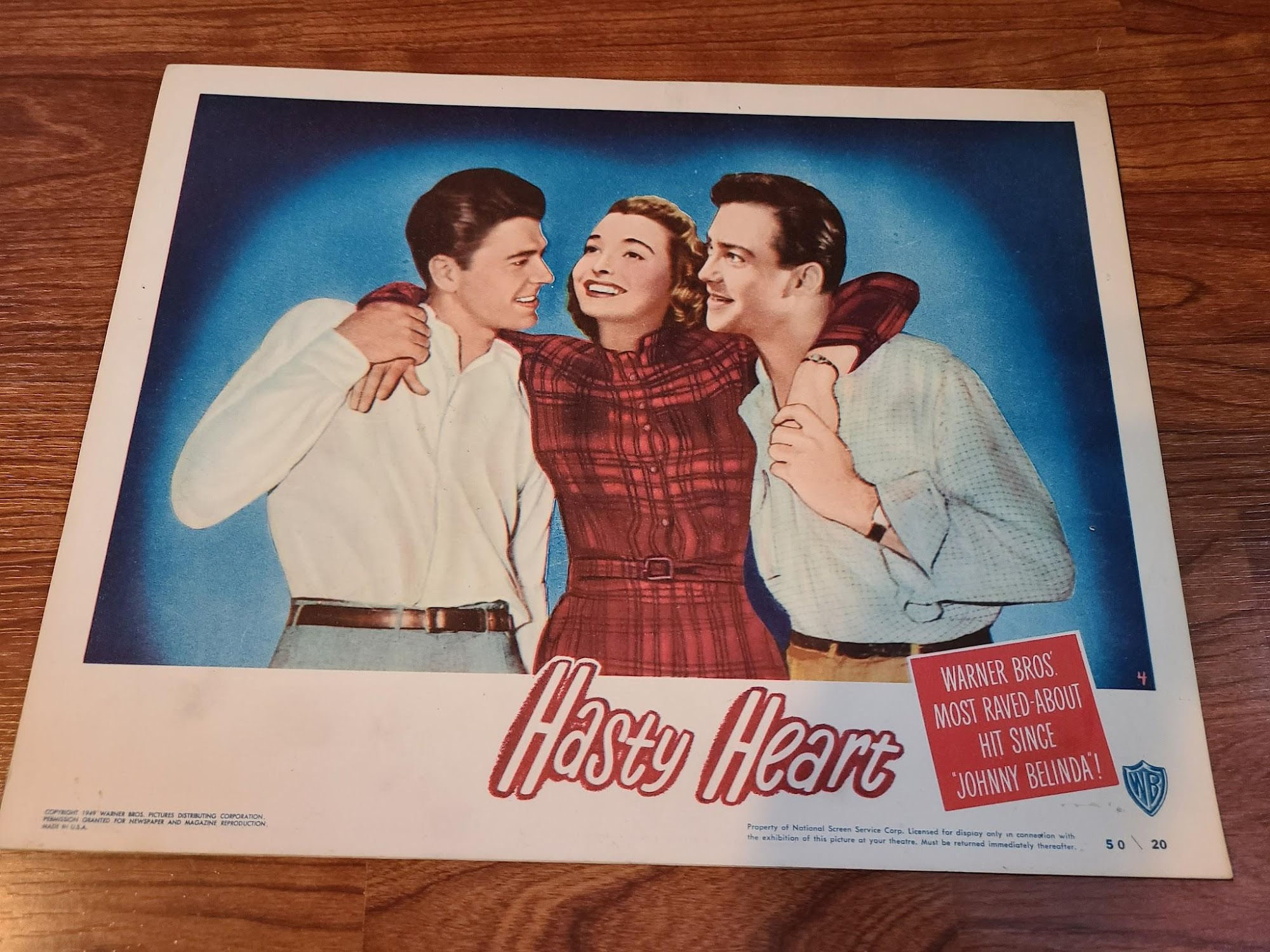 Hasty Heart 1949 Military/Aviation Lobby Cards
