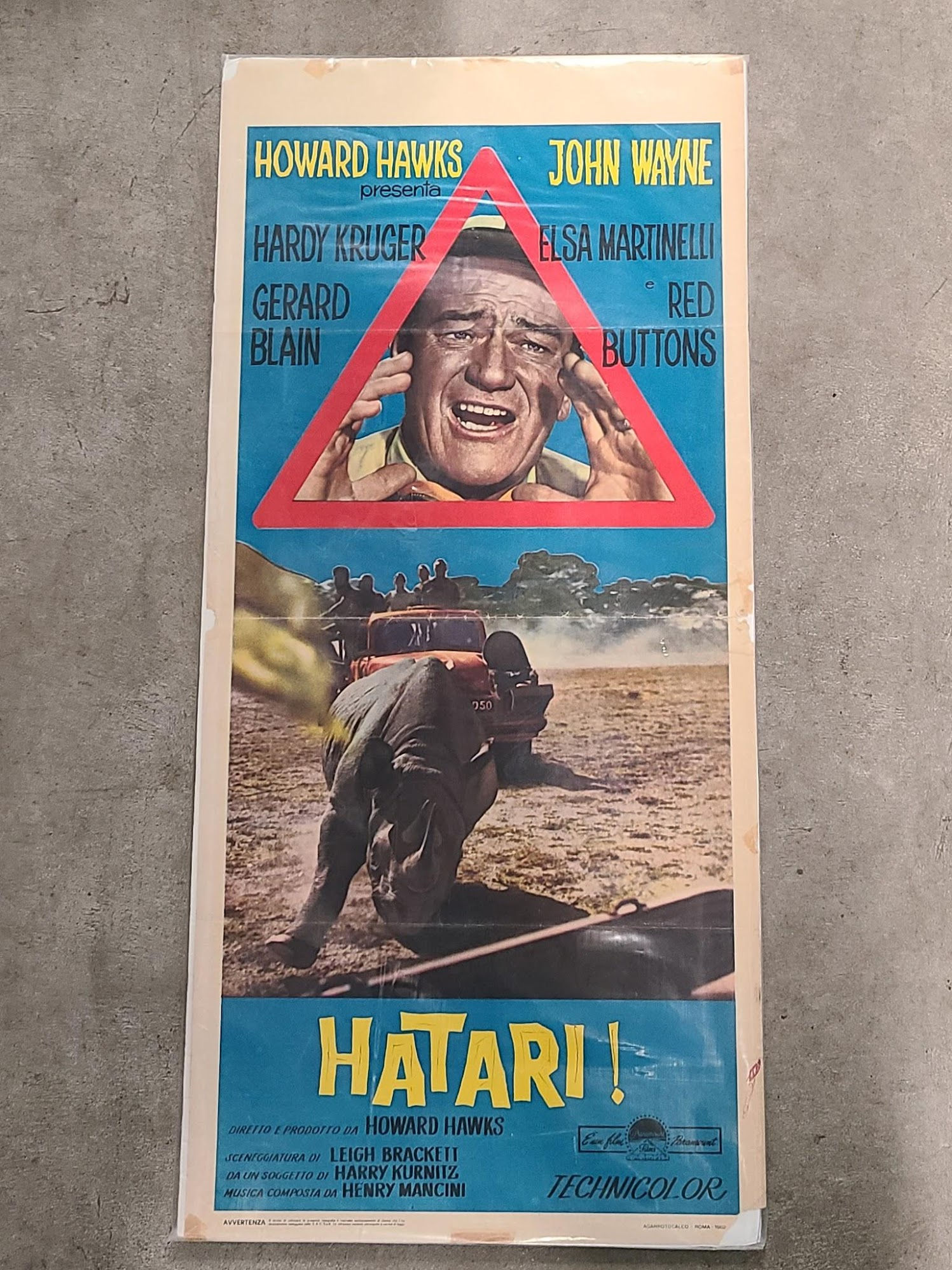 Hatari 1962 Locodina