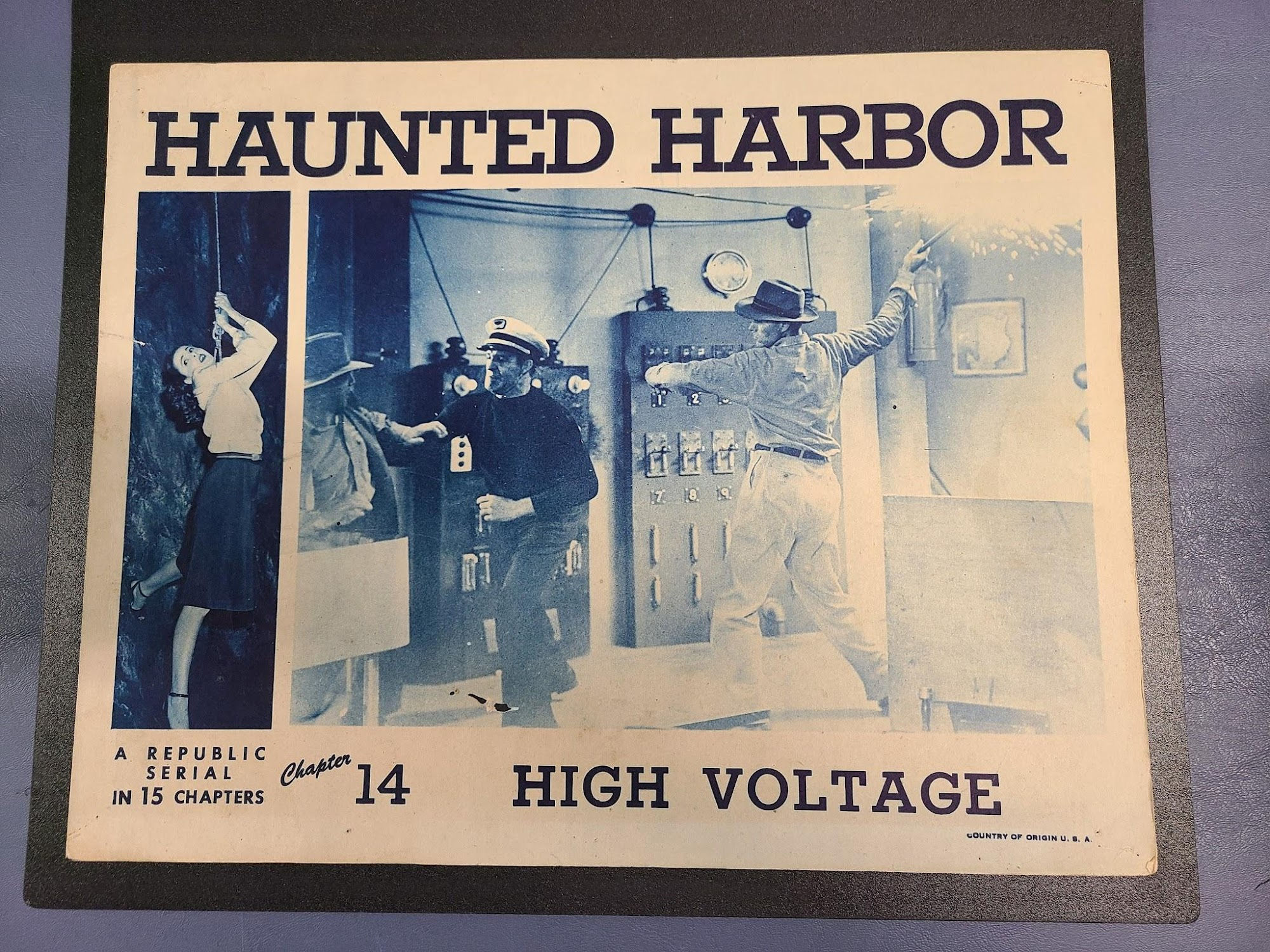 Haunted Harbor 1944 Serial Lobby Cards