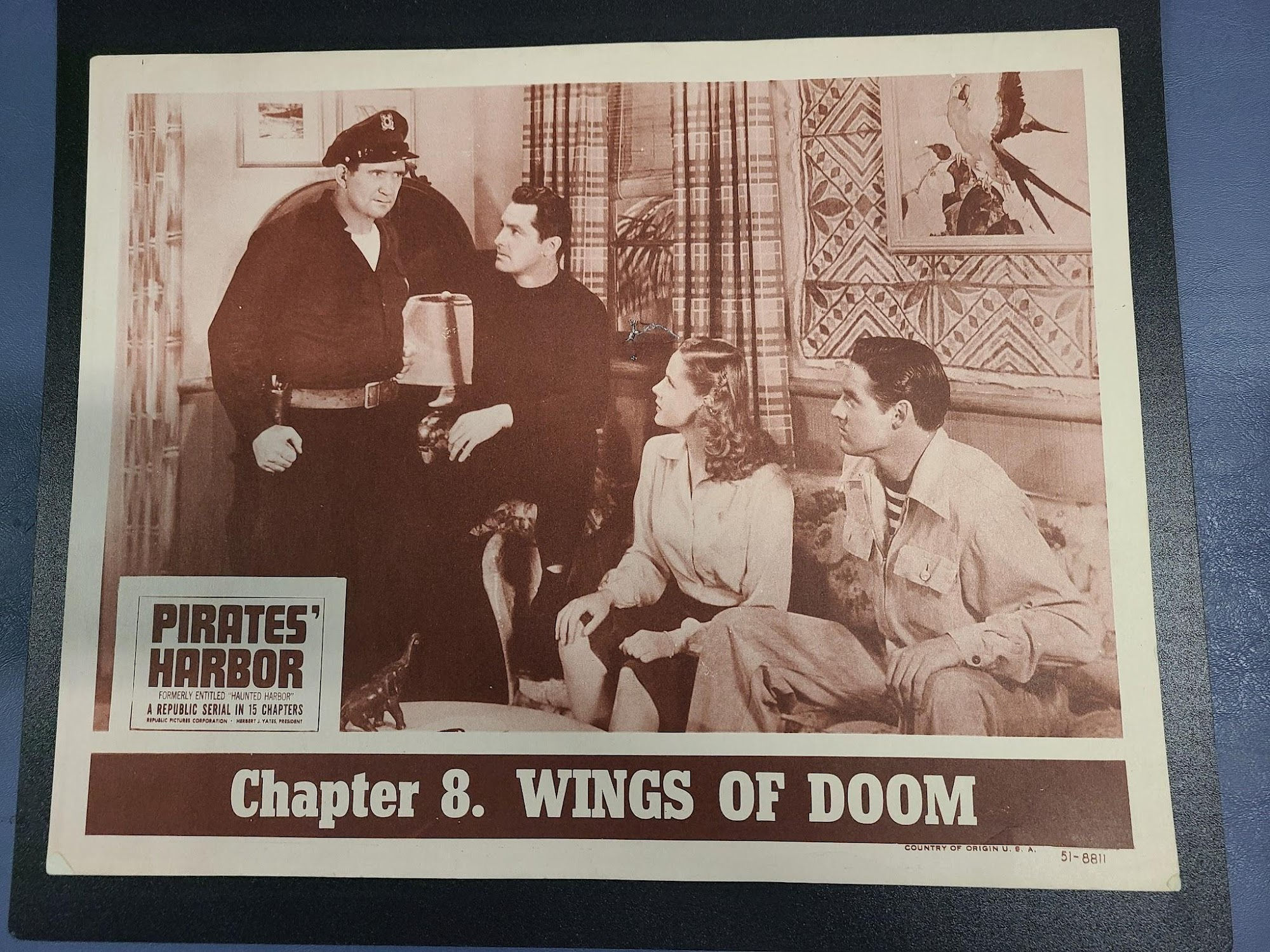 Haunted Harbor 1944 Serial Lobby Cards