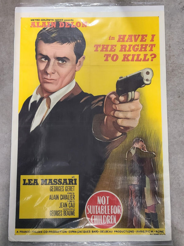 Have I The Right To Kill? 1964 1 Sheets/US