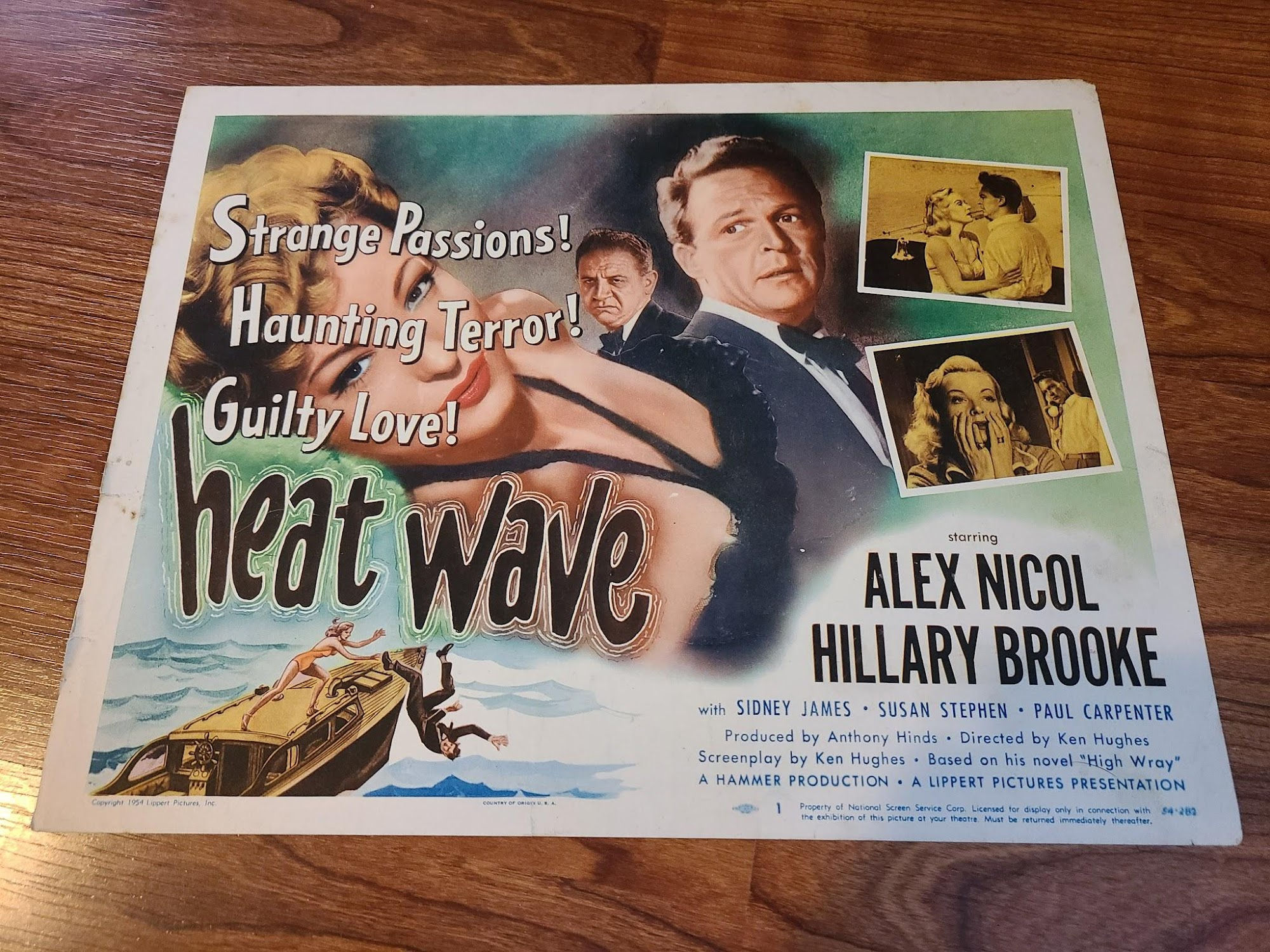 Heat Wave 1954 Title Cards
