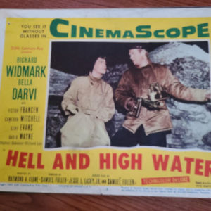 Hell And High Water 1954 General Lobby Cards