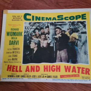 Hell And High Water 1954 General Lobby Cards