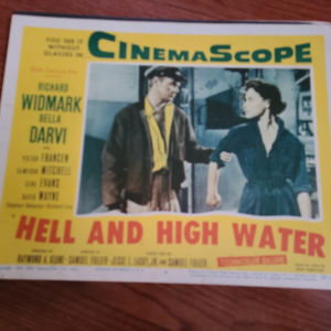 Hell And High Water 1954 General Lobby Cards