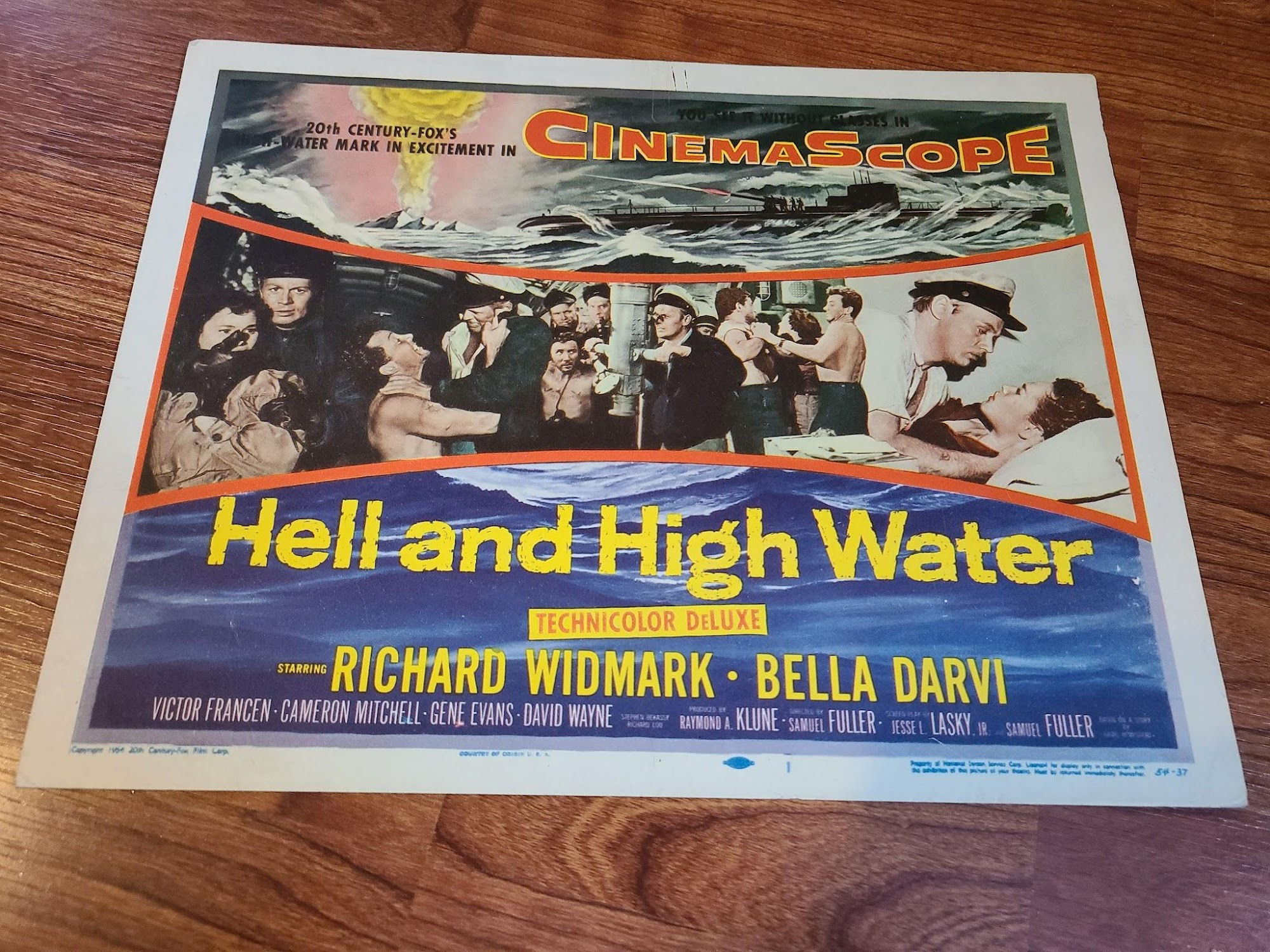 Hell And High Water 1954 Title Cards