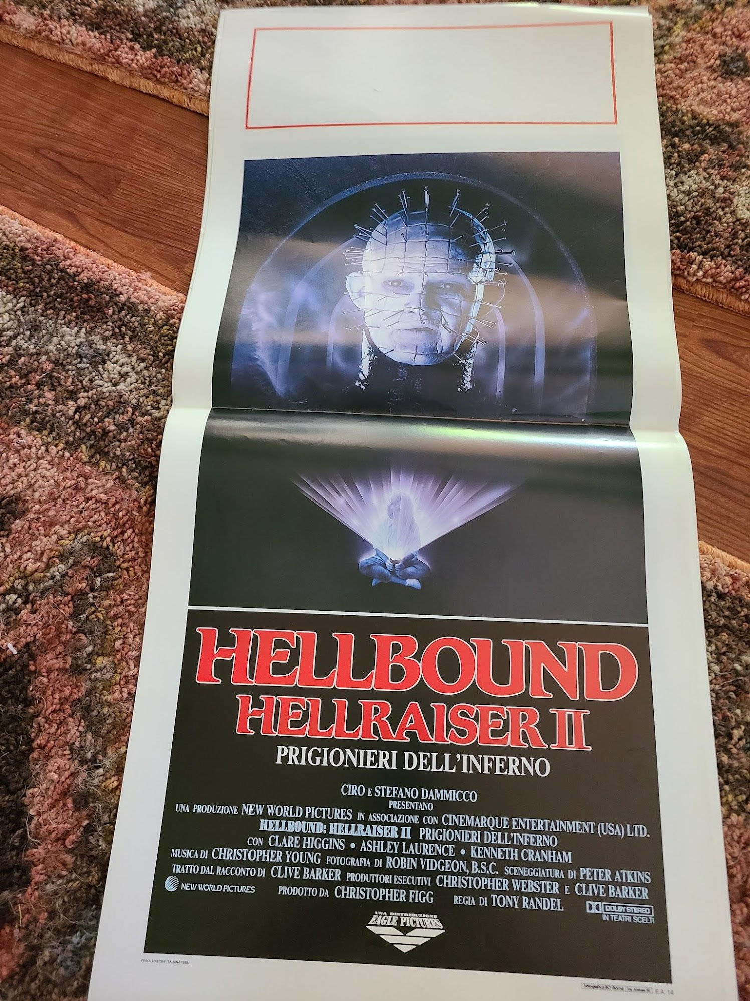 Hellraiser II: Hellbound 1988 Locodina