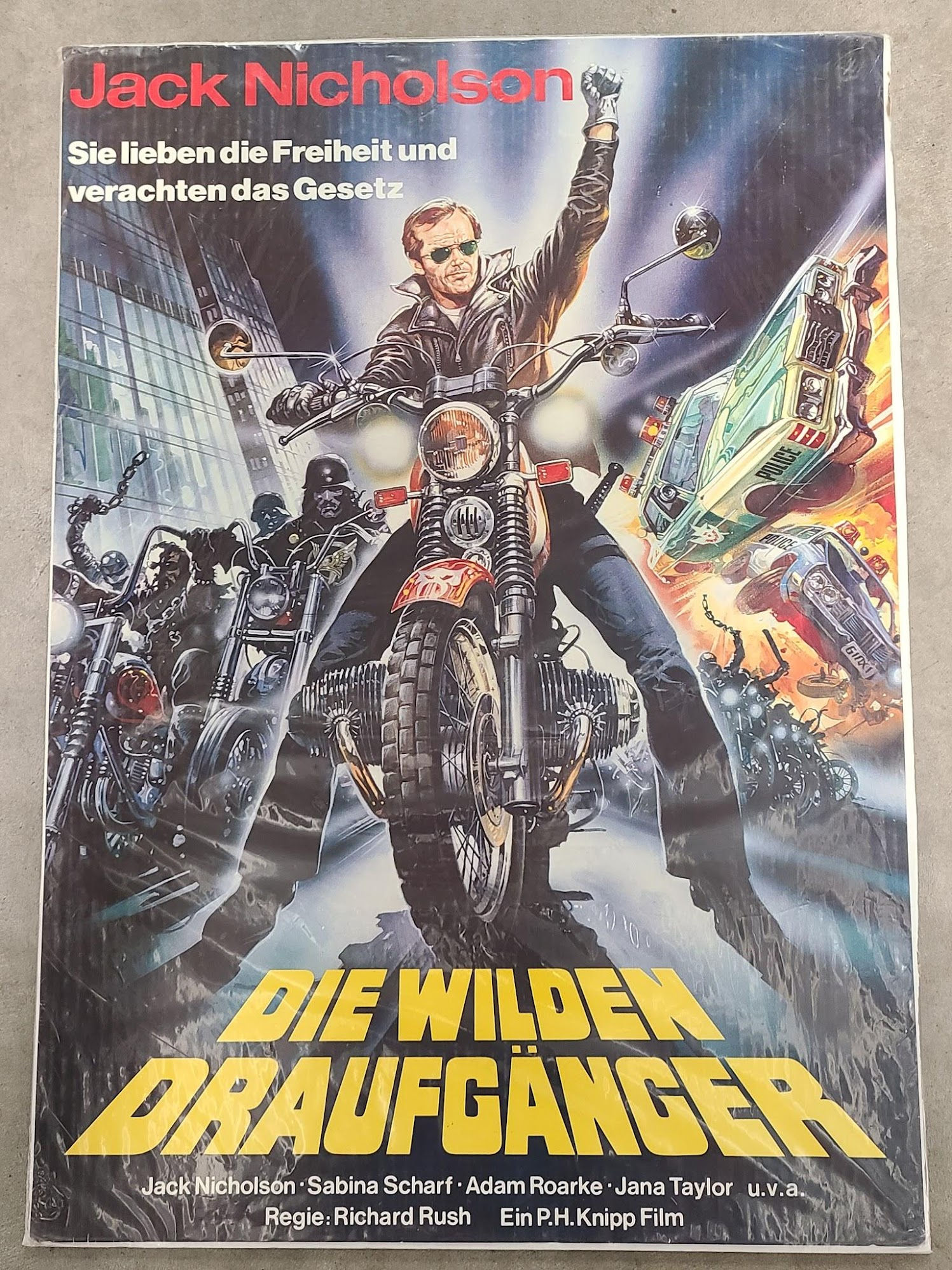 Hell's Angels On Wheels 1967 German
