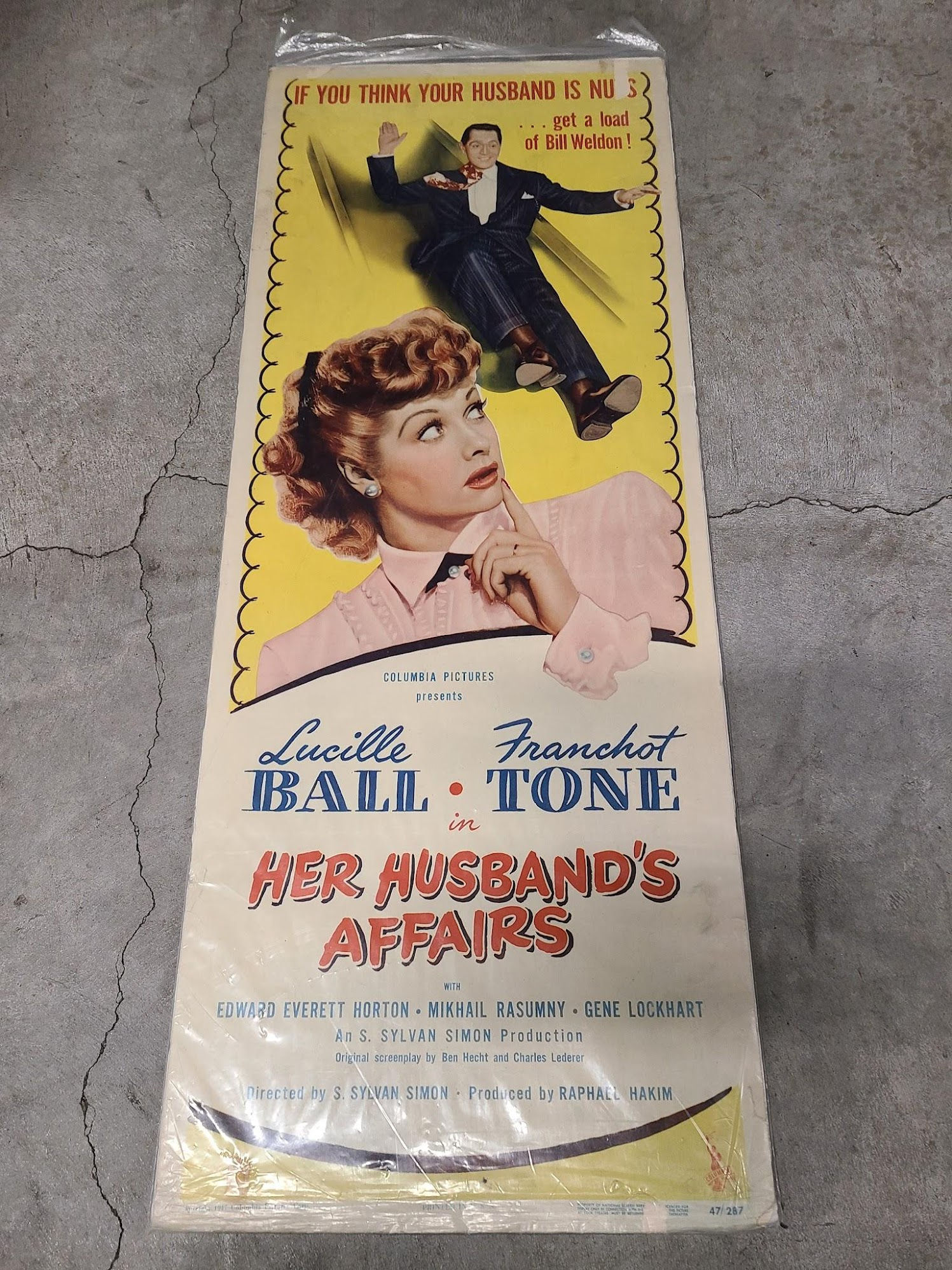 Her Husband's Affairs 1947 Inserts