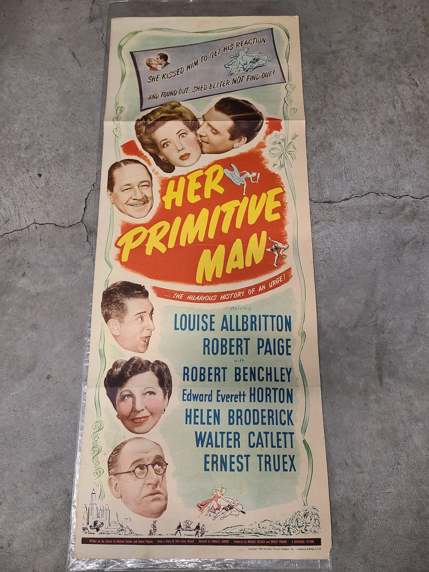 Her Primitive Man 1944 Inserts