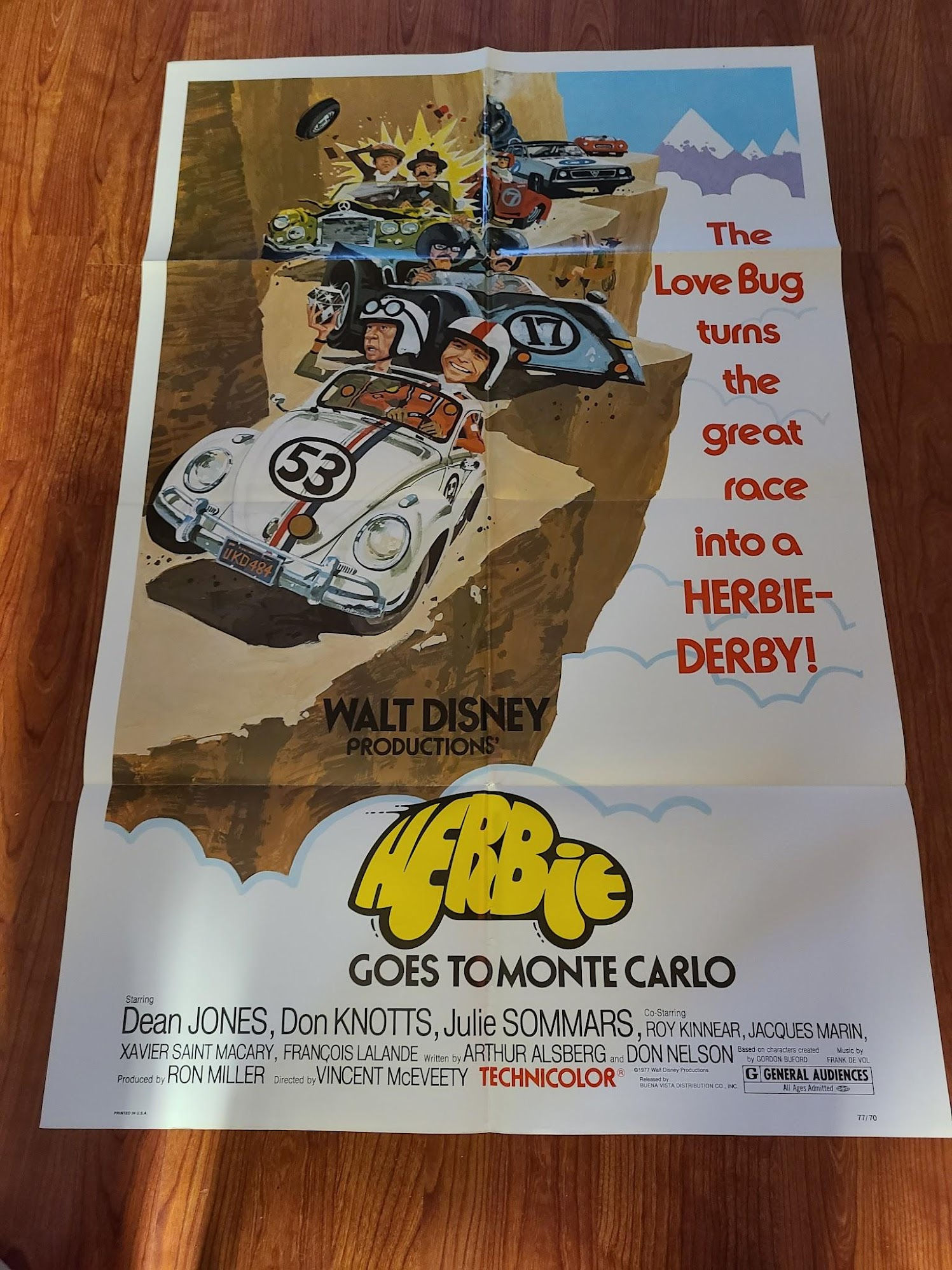 Herbie Goes to Monte Carlo 1977 1 Sheets/US