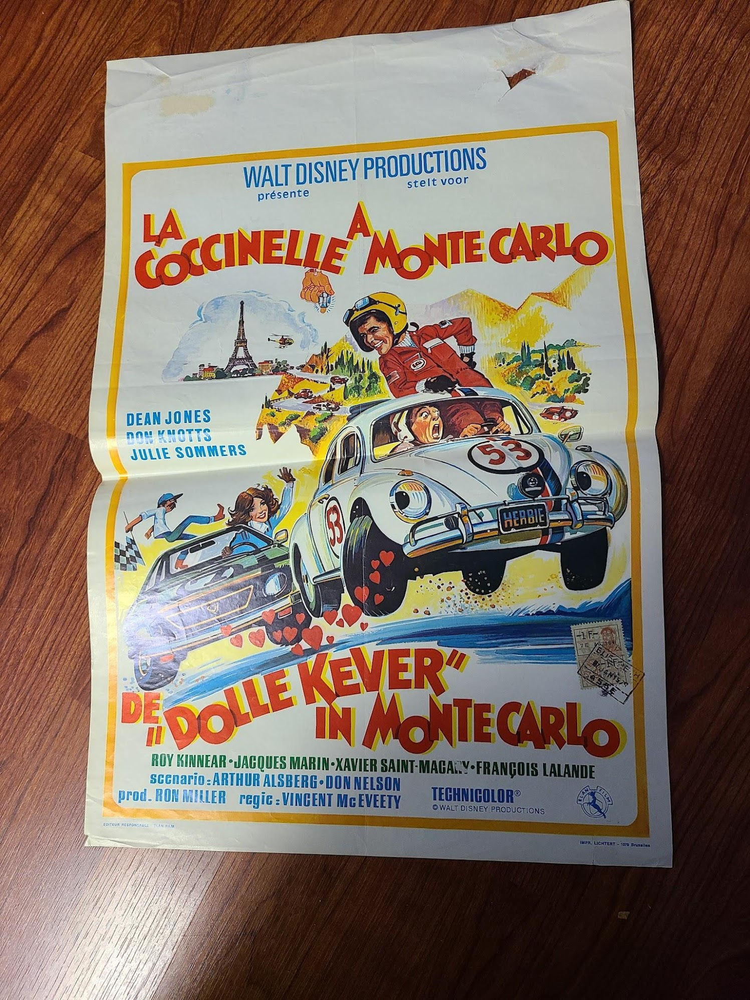 Herbie Goes To Monte Carlo 1977 Belgium