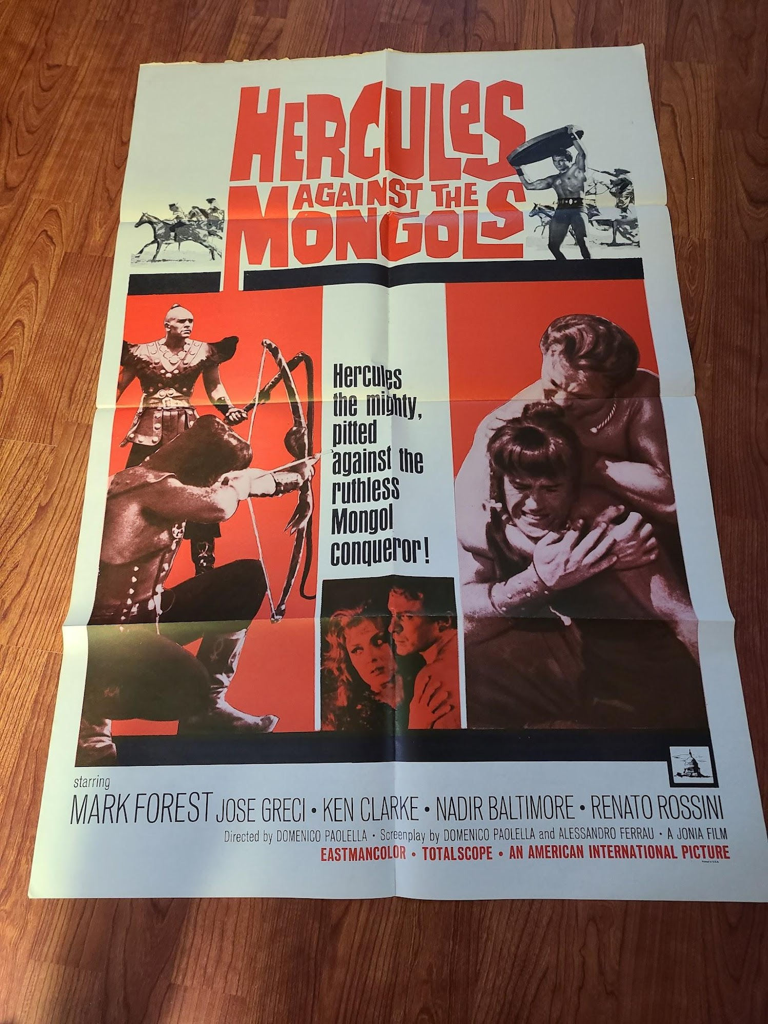 Hercules Against The Mongols 1963 1 Sheets/US