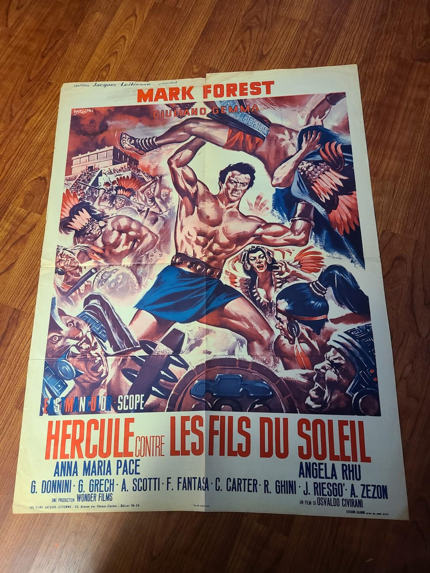 Hercules Against The Sons Of The Sun 1964 French
