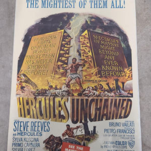 Hercules Unchained 1960 1 Sheets/US