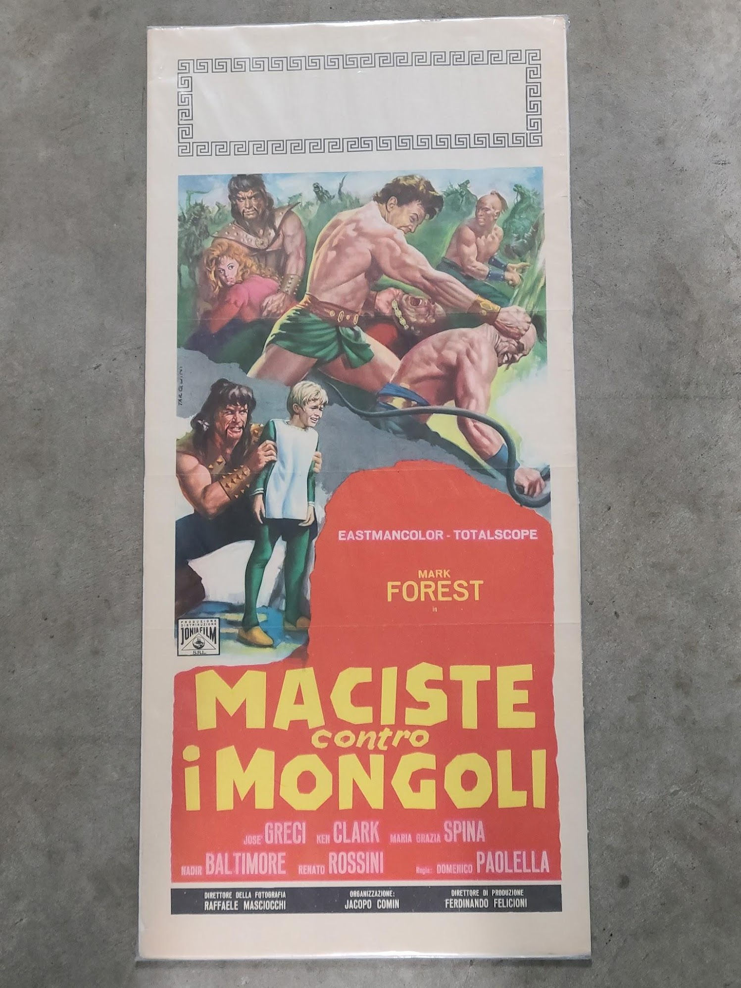 Hercules Vs. The Mongols 1963 Locodina