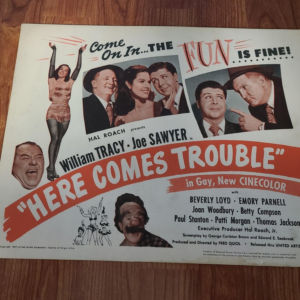 Here Comes Trouble 1948 Title Cards