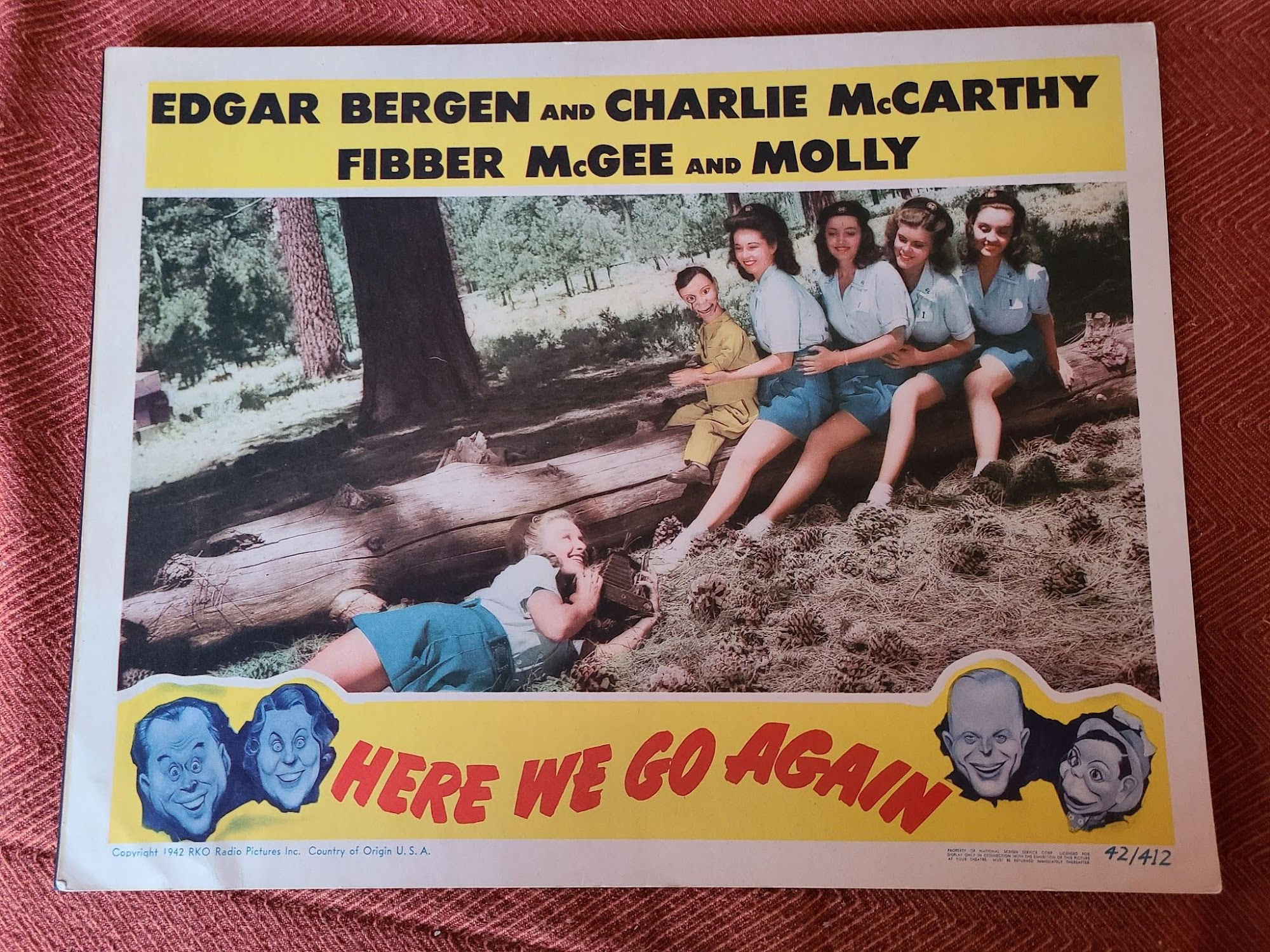 Here We Go Again 1942 General Lobby Cards