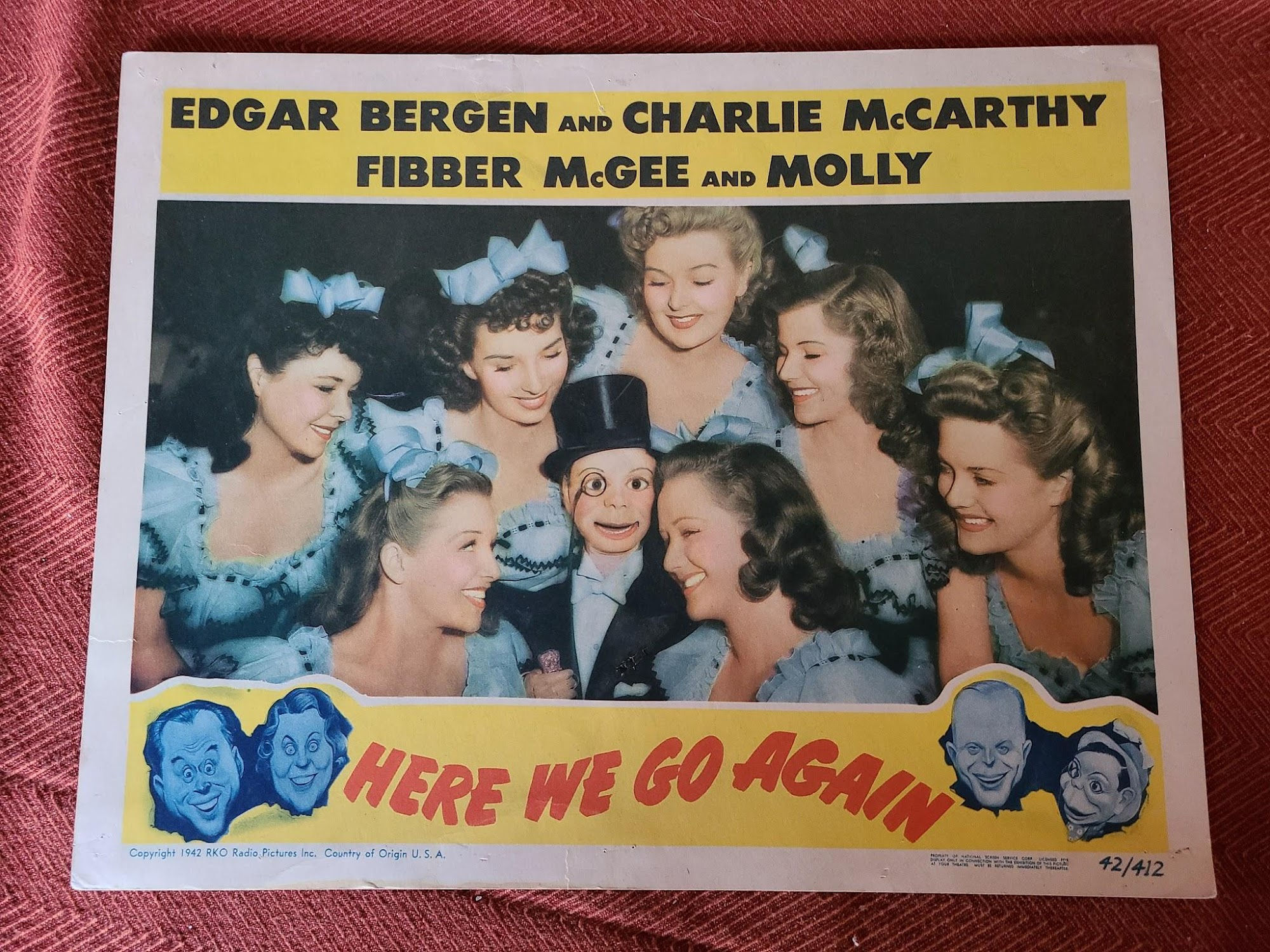 Here We Go Again 1942 General Lobby Cards