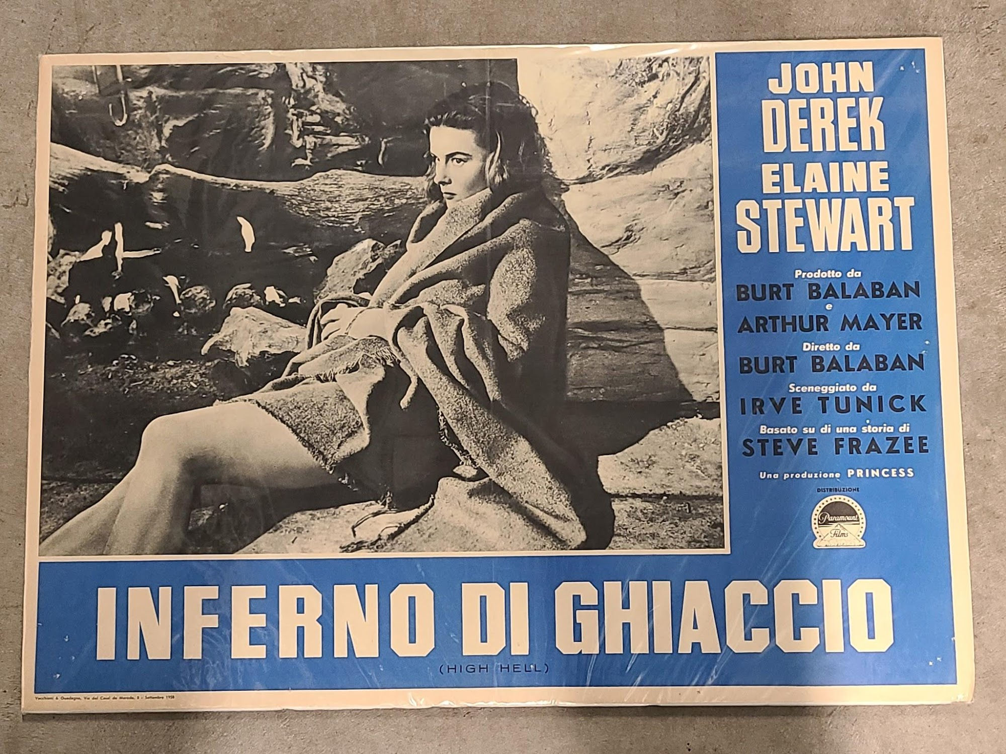 High Hell 1957 Fotobusta