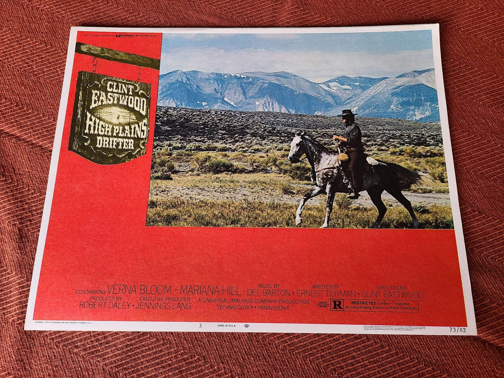 High Plains Drifter 1973 Western Lobby Cards