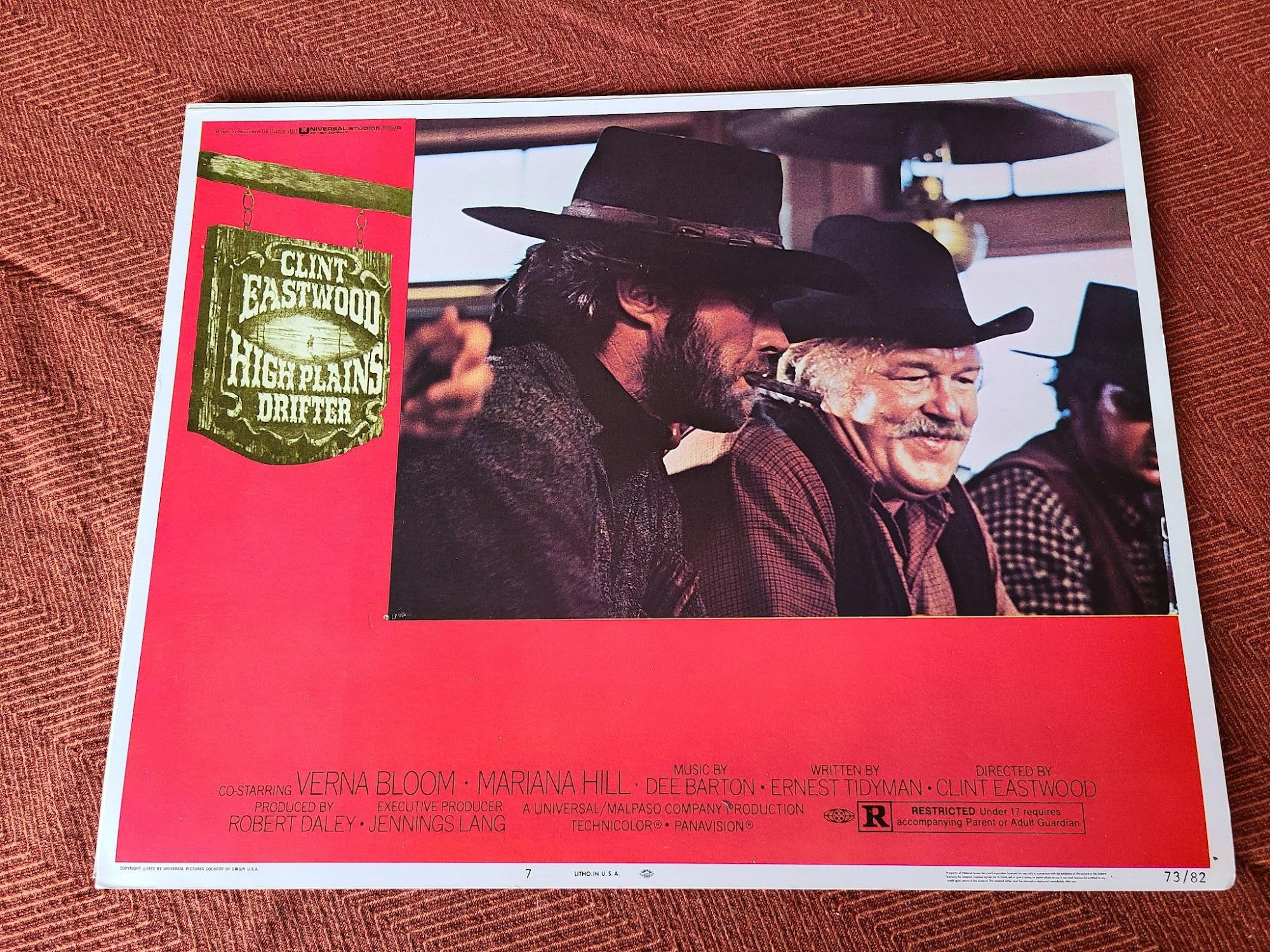 High Plains Drifter 1973 Western Lobby Cards