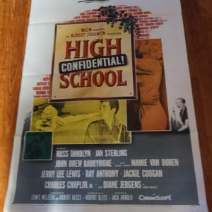 High School Confidental 1958 1 Sheets/US