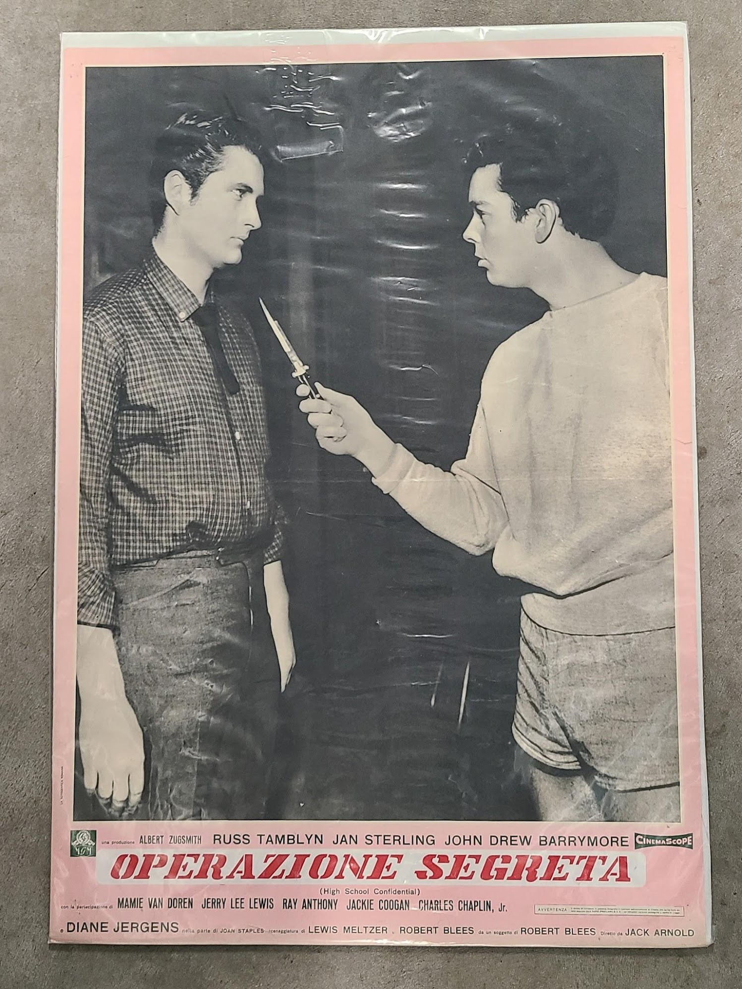 High School Confidential 1958 Fotobusta