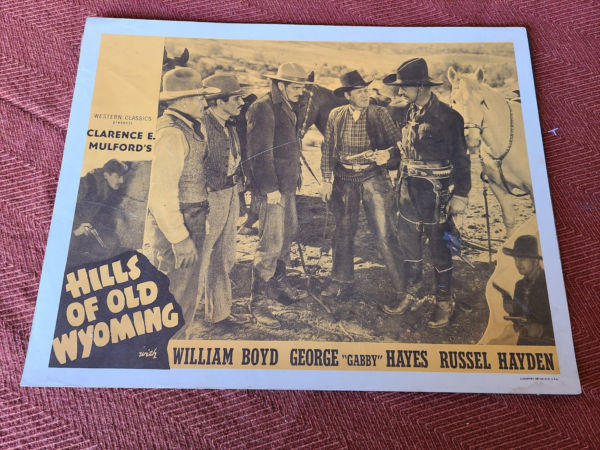 Hills of Old Wyoming 1937 Western Lobby Cards