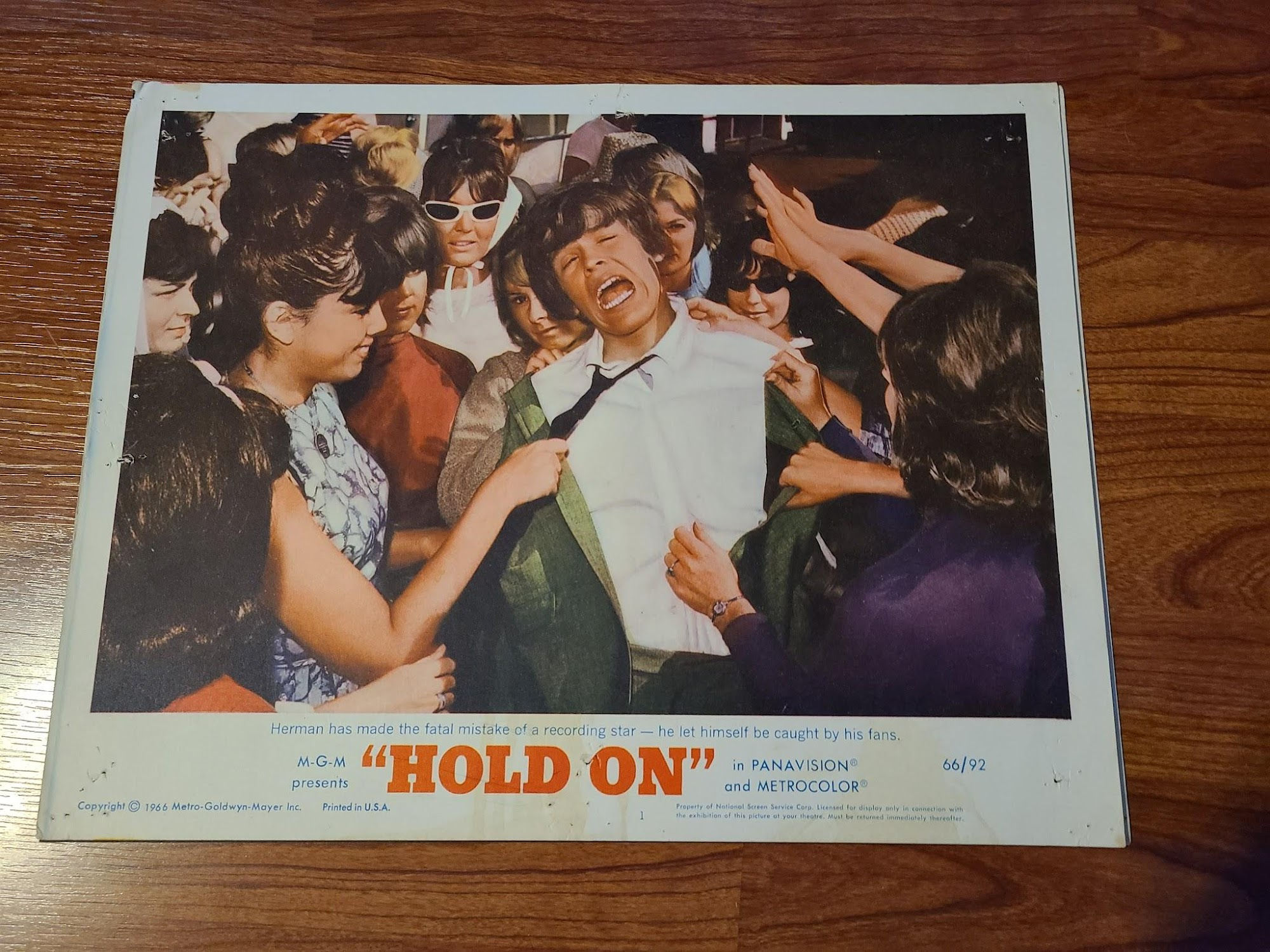 Hold On 1966 General Lobby Cards
