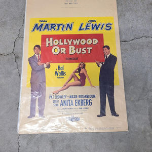 Hollywood or Bust 1956 Window Cards