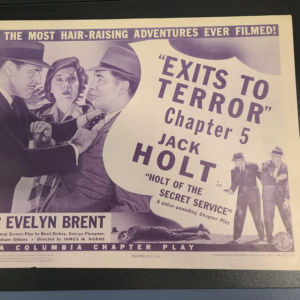 Holt Of The Secret Service 1941 Serial Lobby Cards