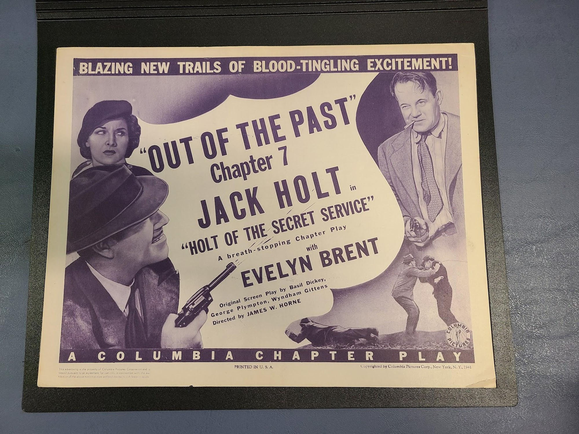 Holt Of The Secret Service 1941 Serial Lobby Cards