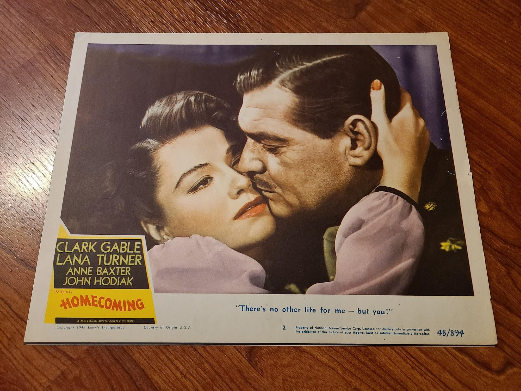 Homecoming 1948 Military/Aviation Lobby Cards