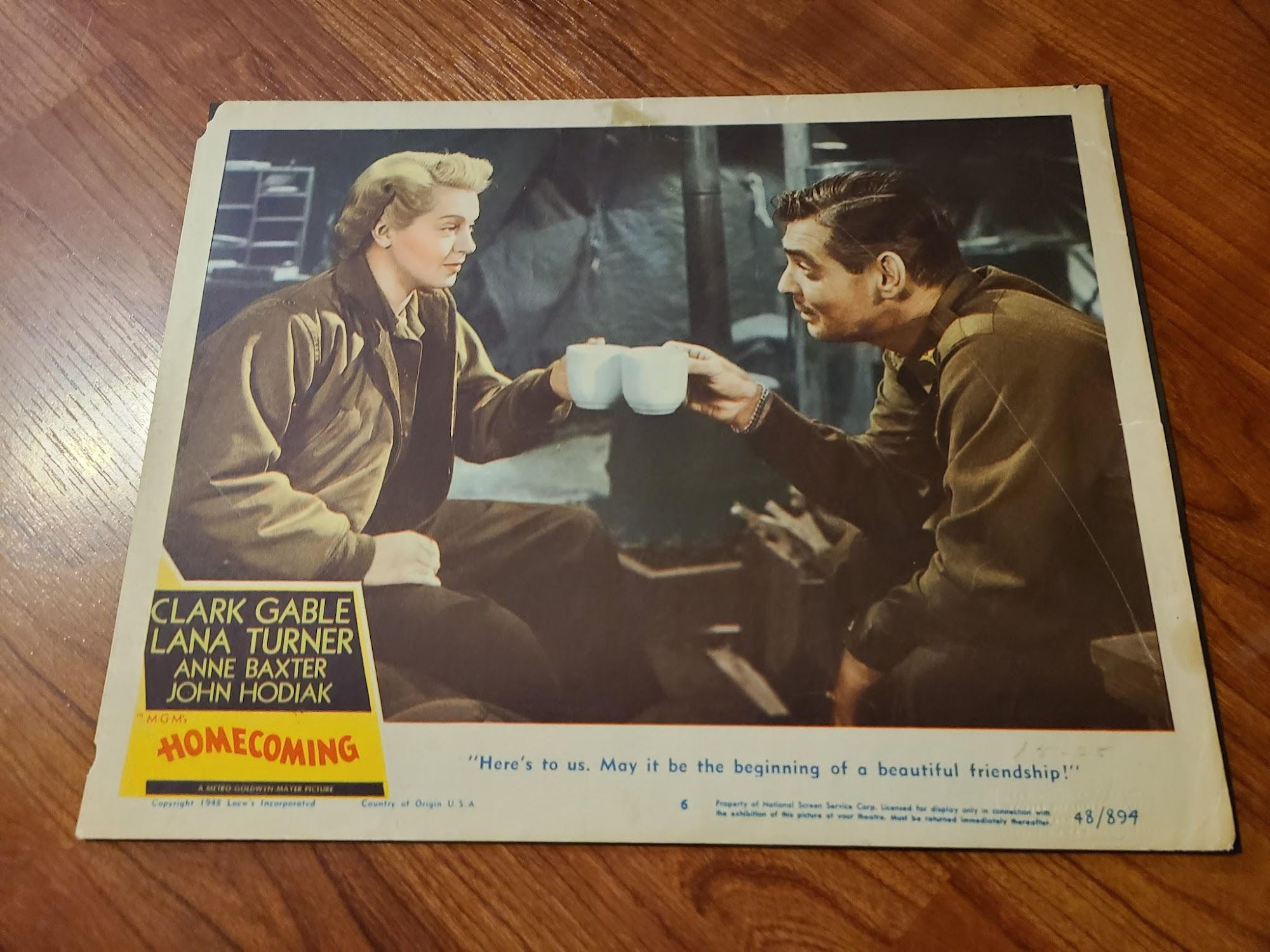 Homecoming 1948 Military/Aviation Lobby Cards