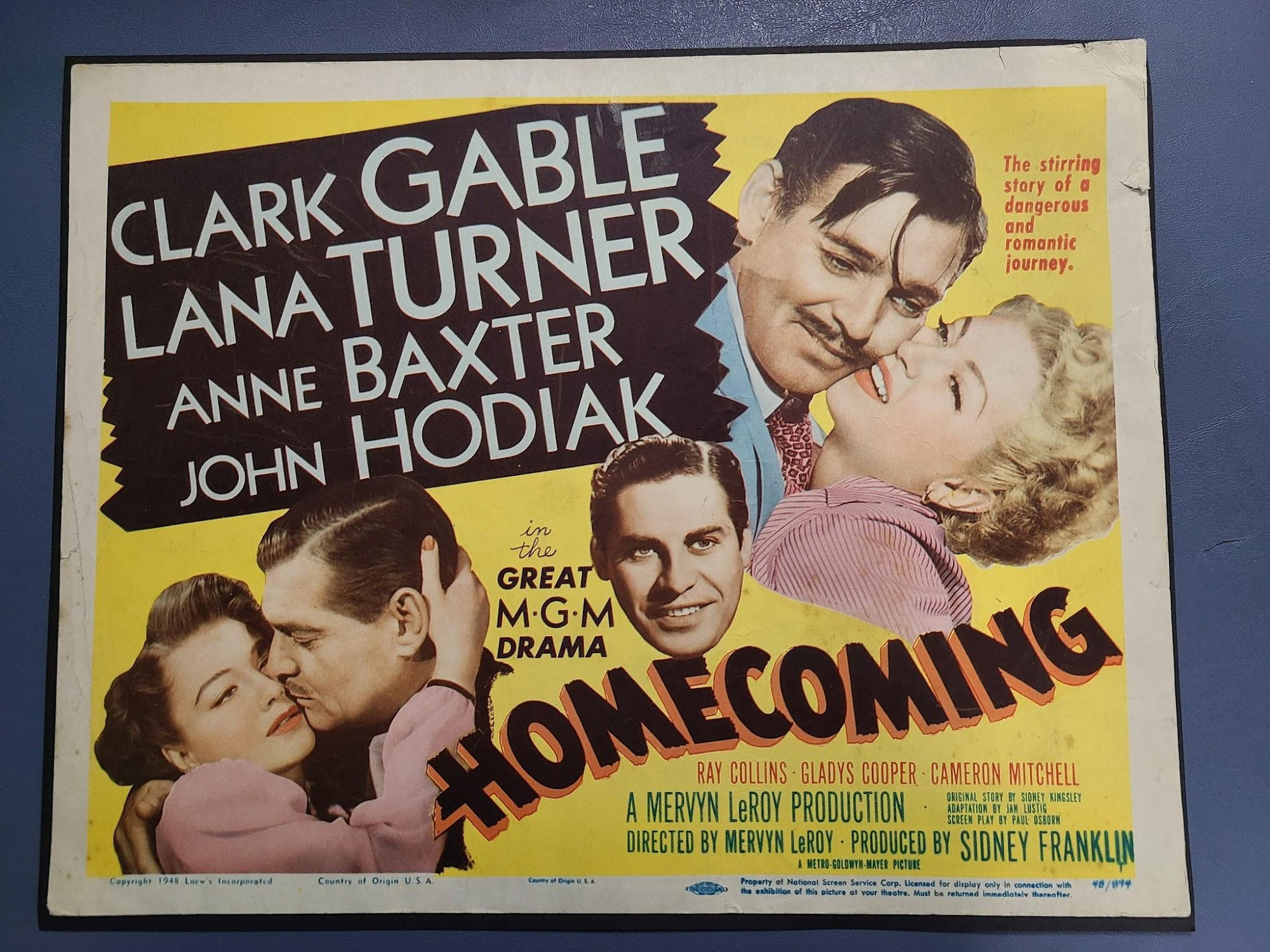 Homecoming 1948 Title Cards