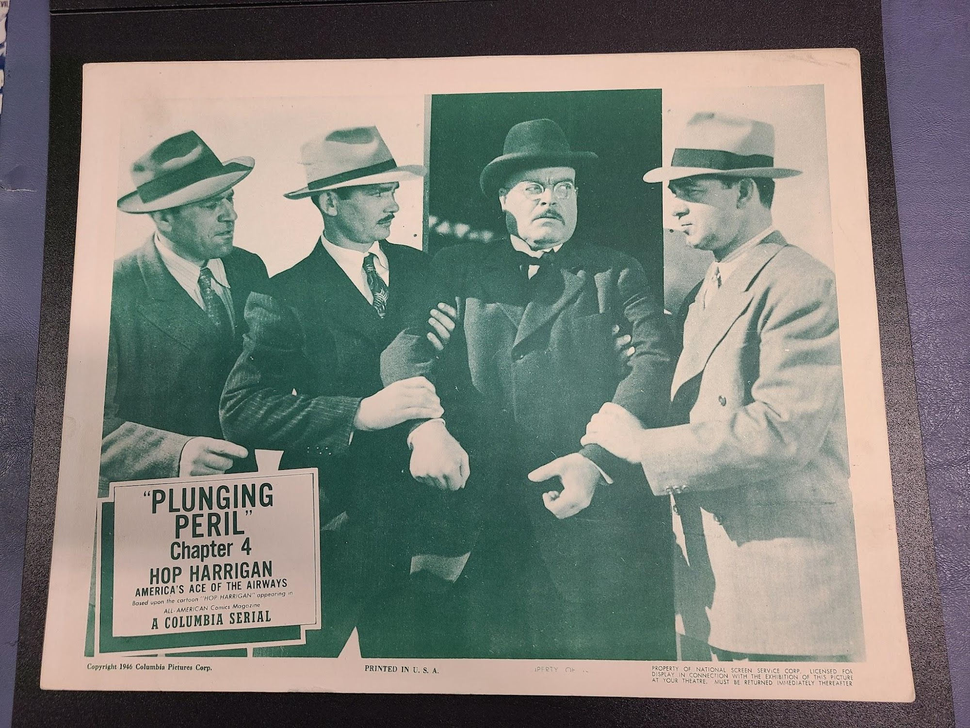 Hop Harrigan 1946 Serial Lobby Cards