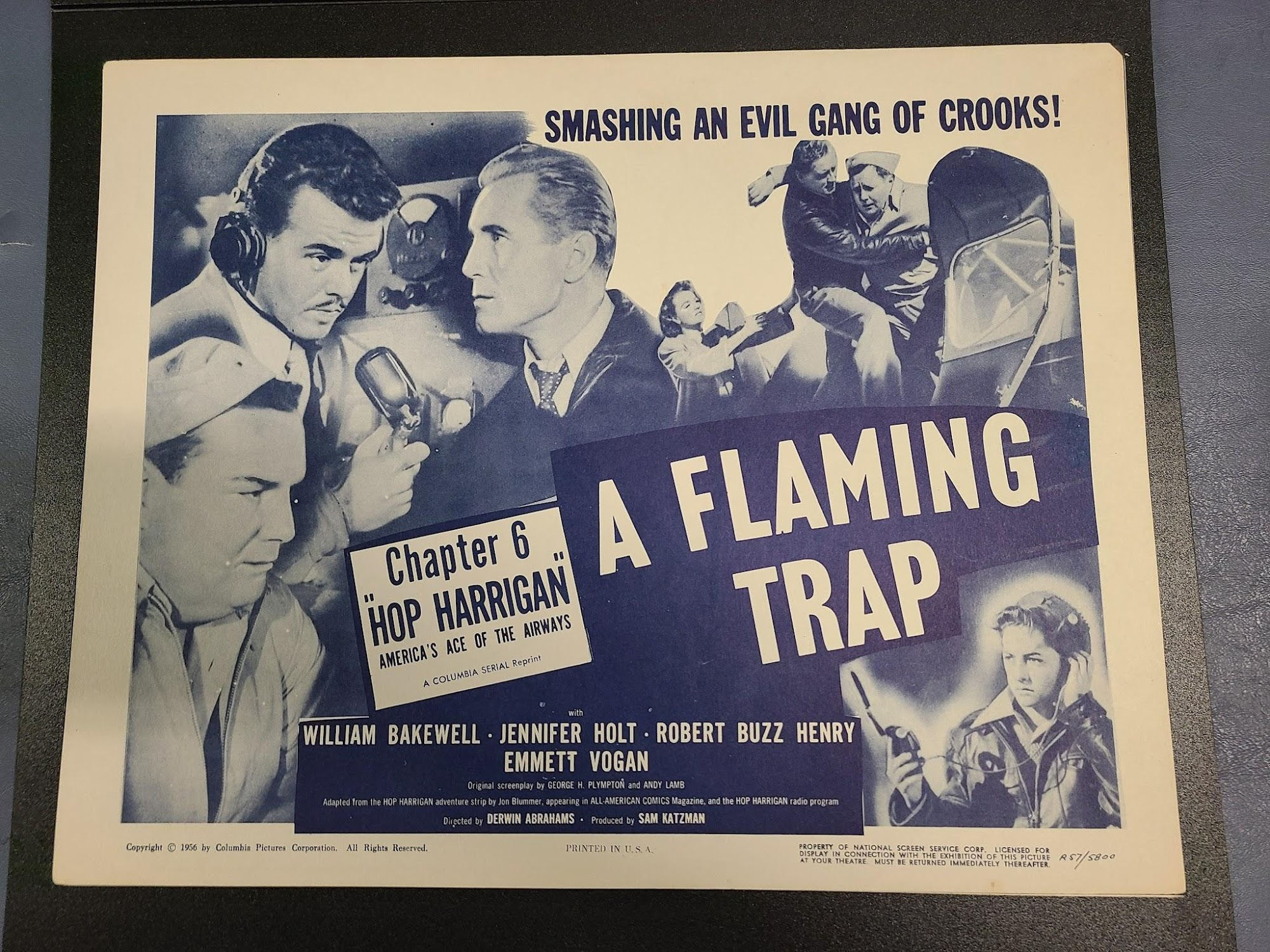 Hop Harrigan 1946 Serial Lobby Cards